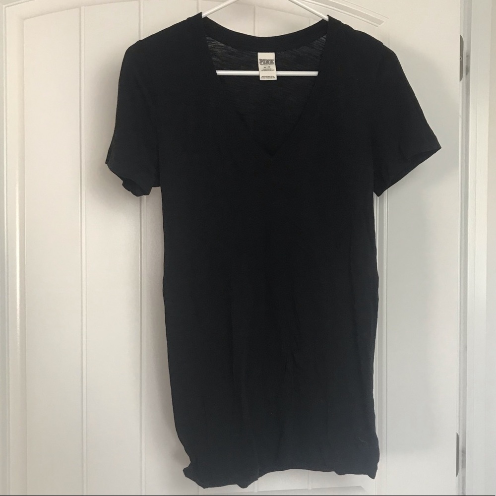Plain black T-shirt
